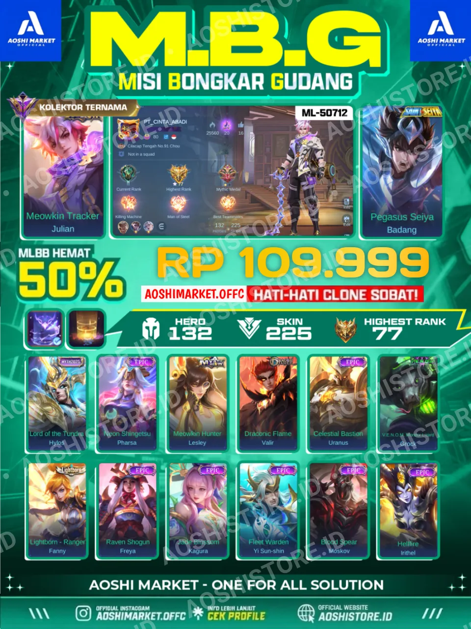 JULIAN MEOWKIN FT BADANG SAINT SEIYA
