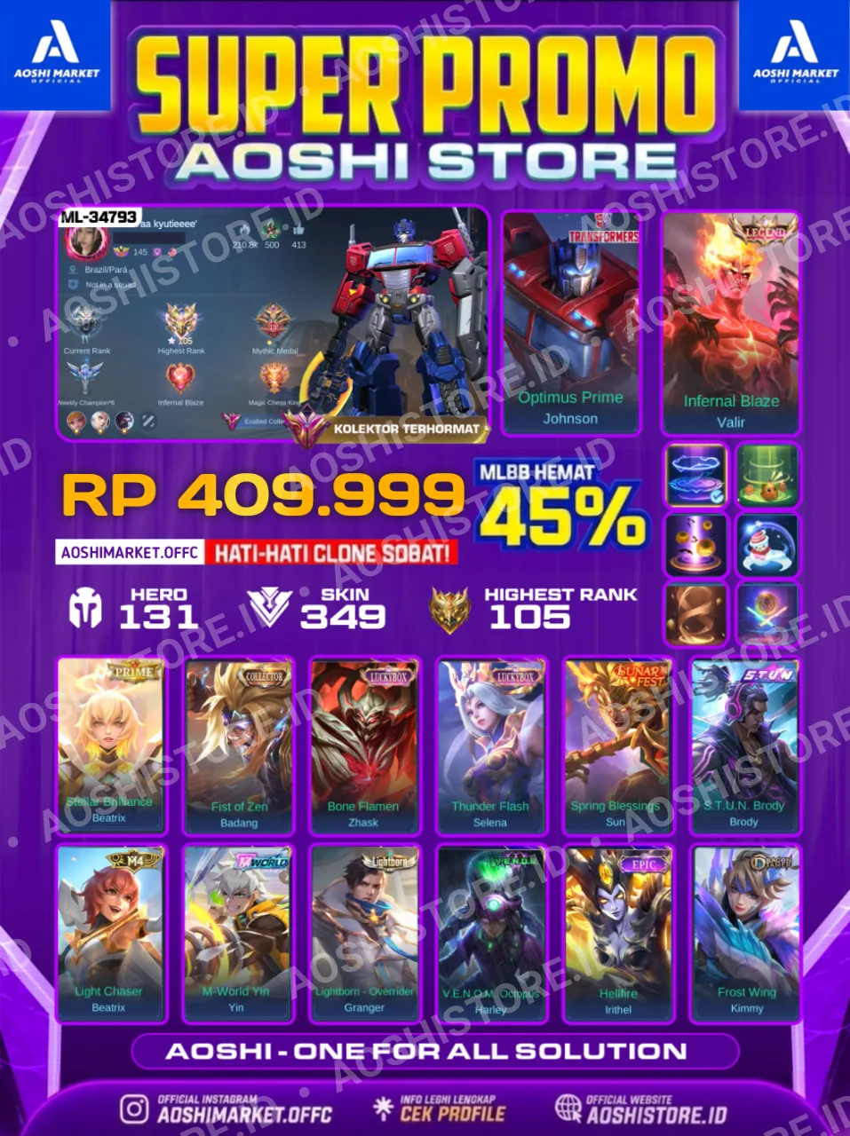 JONSHON TRANSFORMERS X VALIR LEGEND